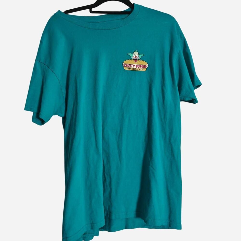 Unbranded Men's Blue and Green T-shirt